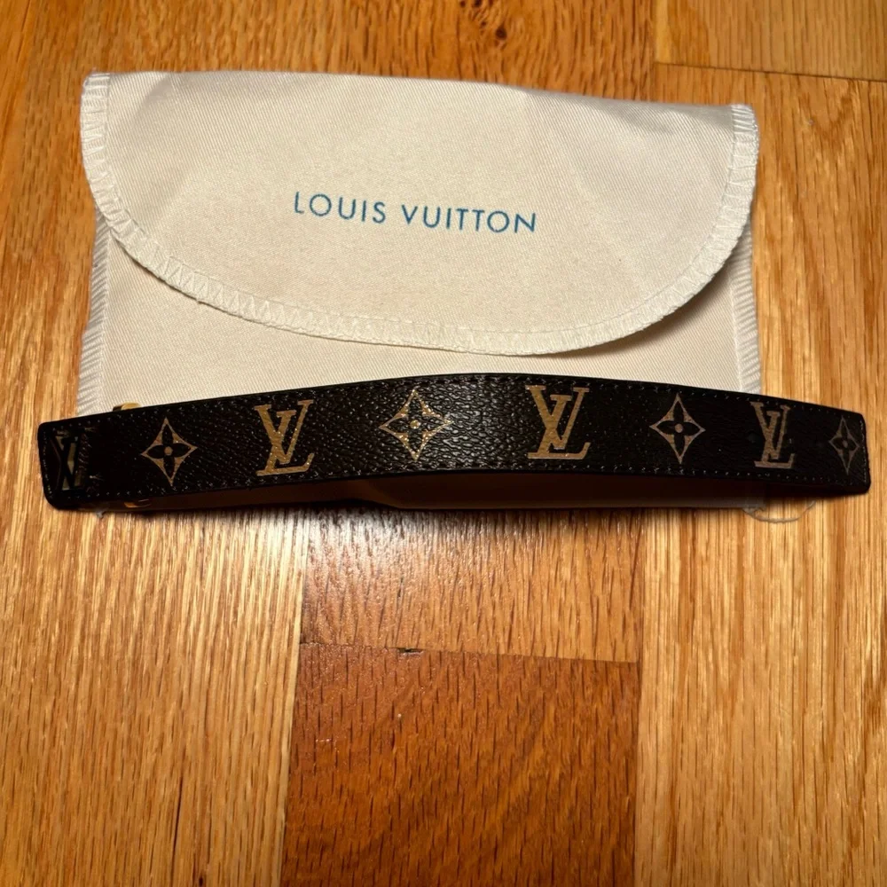 Louis Vuitton Women’s Leather Monogram Bracelet - Picture 3 of 7